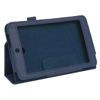 Sanheshun Folio PU Leather Case Cover Protective Stand Compatible with ASUS MeMO Pad HD 7 ME173X Color Deep Blue: Computers & Accessories