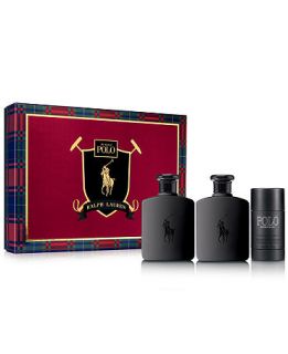 Ralph Lauren Polo Double Black Gift Set   Shop All Brands   Beauty