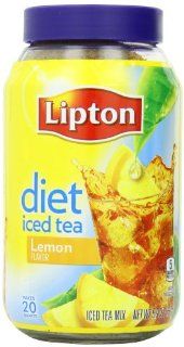 Lipton Diet Iced Tea Mix, Lemon, Sugar Free, 5.9 oz (167 g) : Bottled Iced Tea Drinks : Grocery & Gourmet Food