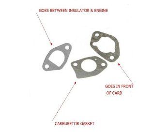 CARBURETOR GASKETS MINI BAJA WARRIOR HEAT MB165 MB200 HAWG TY MINI BAJA CARB: Automotive