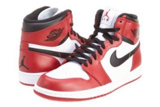 Nike Trainers Shoes Mens Air Jordan 1 Retro High Red: Shoes