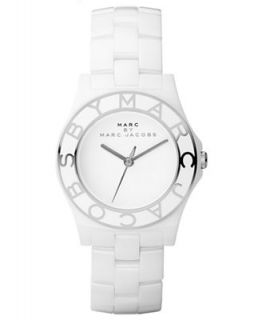 Marc by Marc Jacobs Watch, Womens White Ceramic Bracelet MBM9500   Watches   Jewelry & Watches