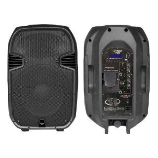 PylePro PPHP157AI 15 Inch 1400 Watt Portable Powered 2 Way Full Range PA Speaker with Built in iPod Dock USB SD and Remote control: Musical Instruments