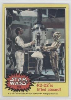 R2 D2 is lifted aboard (Trading Card) 1977 Star Wars #156 Entertainment Collectibles
