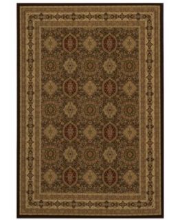 MANUFACTURERS CLOSEOUT! Nourison Area Rug, Persian Arts BD02 Chocolate 9 6 x 13   Rugs