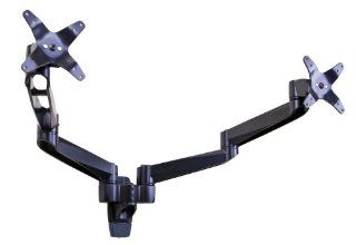Mount It! Dual Arm Full Motion Articulating Monitor Wall Mount, Black (MI 43114_BLK) : Office Products