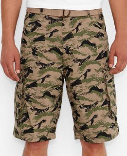 Levis Leaf Camo Harvest Gold Snap Cargo Shorts   Shorts   Men