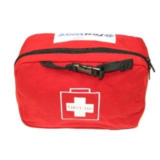 First Voice FAP151b Basic First Aid Bag, Red with White Letter: Small Red Bag: Industrial & Scientific