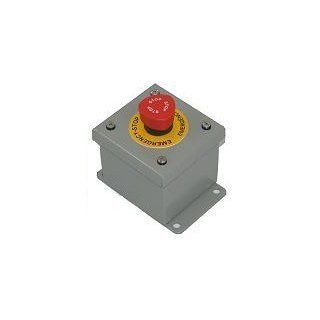 Emergency Stop Button Controller, Heavy Metal Enclosure  NEMA 12: Machine Tool Safety Accessories: Industrial & Scientific