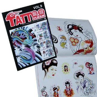 Professional Tao Picture Tattoo Supplies Reference sketch Book design Flash Magzine Collection 40 pages VOL.9# TB 144 9: Health & Personal Care