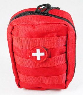 Tactical Trauma Kit #1   FA142R   Elite First Aid   55 items   Responder Red : Camping First Aid Kits : Sports & Outdoors