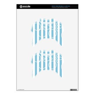 Blue Stripe Xbox 360 Controller Skins