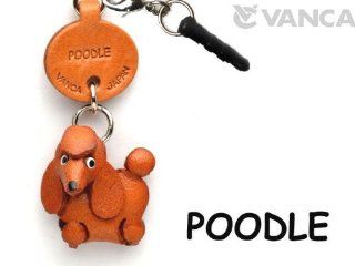 Poodle Leather Dog Earphone Jack Accessory / Dust Plug / Ear Cap / Ear Jack *VANCA* Made in Japan #47749: Cell Phones & Accessories