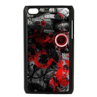 Custom Red Iron Man Cover Case for iPod Touch 4th Generation PD136 Cell Phones & Accessories