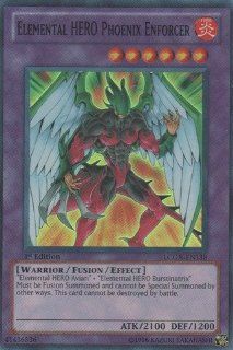 Yu Gi Oh!   Elemental HERO Phoenix Enforcer (LCGX EN138)   Legendary Collection 2   1st Edition   Super Rare: Toys & Games