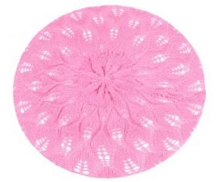 Women's Light Beret Knitted Style for Spring Summer Fall 137HB (Baby Pink) at  Women�s Clothing store