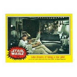 Star Wars card #134 1977 Topps Luke Dreams of being a star pilot Like Skywalker: Entertainment Collectibles