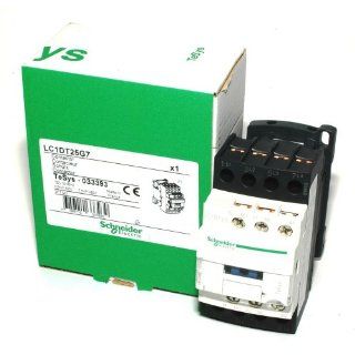 Telemecanique LC1DT25G7 Contactor 120V 40A Schneider Electric: Motor Contactors: Industrial & Scientific