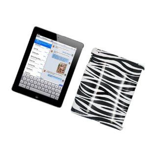 Eagle Cell PIIPAD3G128 Stylish Hard Snap On Protective Case for iPad 3   Retail Packaging   Zebra Black/White: Computers & Accessories