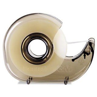 Scotch H127   H127 Refillable Handheld Tape Dispenser, 1 core, Plastic/Metal, Smoke : Clear Tape Dispensers : Office Products