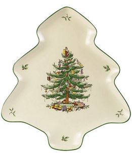 Spode Serveware, Christmas Tree Shaped Platter   Fine China   Dining & Entertaining