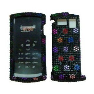 Rainbow Dots Design Diamond Hard Cover Case with ApexGears Stylus Pen for Sanyo Incognito 6760 by ApexGears: Cell Phones & Accessories