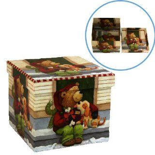 Lindy Bowman Teddy Bear Medium Nesting Gift Box: Toys & Games
