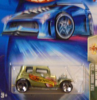 Tat Rods Series #2 Ford Vicky 1932 3 Spoke Wheels #2004 119 Collectible Collector Car Mattel Hot Wheels Toys & Games
