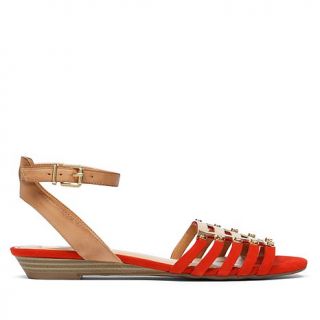 Jessica Simpson "Ebelah" Ankle Strap Leather Flats