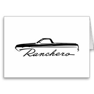 1970 71 Ford Ranchero Classic Car Design Greeting Card