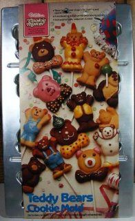 Wilton Cookie Maker Teddy Bear Cookie Mold 2306 116: Baking Molds: Kitchen & Dining