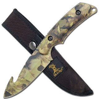 Elk Ridge ER 116 Fixed Blade Knife 8 Inch Overall : Hunting Fixed Blade Knives : Sports & Outdoors