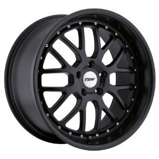 17x8 TSW Valencia (Matte Black) Wheels/Rims 5x114.3 (1780VAL205114M76): Automotive