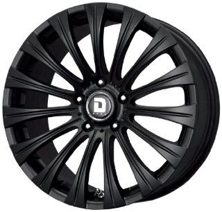 Drag DR 43 Wheel with Flat Black Finish (17x8"/5x108mm): Automotive