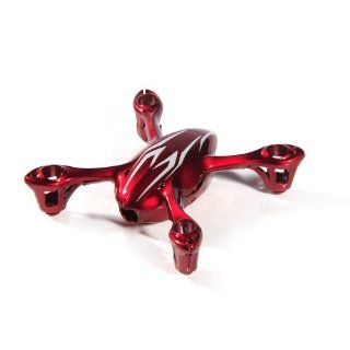 Hubsan X4 H107C RC Quadcopter Spare Parts Body Shell H107 A21 Red + Silver: Toys & Games