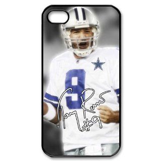 Custom Dallas Cowboys Tony Romo Back Cover Case for iPhone 4 4S IP 1387: Cell Phones & Accessories