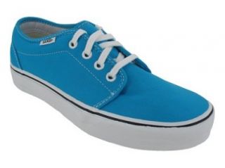 Vans Men's VANS 106 VULCANIZED SKATE SHOES 7 (SCUBA BLUE/ TRUE WHITE): Shoes