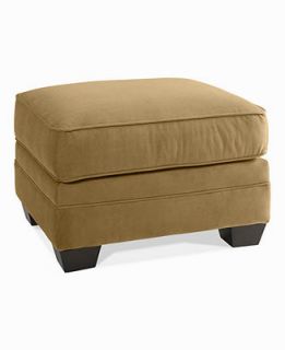 Remo Fabric Ottoman Custom Colors   Furniture