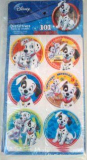 101 Dalmatians Dog 102 Party Supplies FAVOR x24 Birthday Stickers Seals Decals: Everything Else