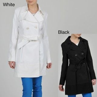 Ivanka Trump Women's Double Breasted Belted Trench Ivanka Trump Jackets