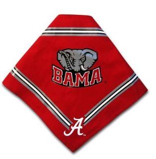 Officially Licensed University of Alabama Crimson Tide Dog Bandana   Medium/Large : Pet Bandannas : Pet Supplies