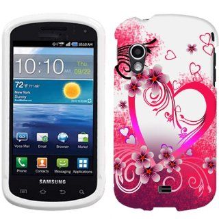 Samsung Stratosphere Purple Love on White Cover Case: Cell Phones & Accessories