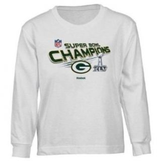 NFL Green Bay Packers Super Bowl XLV Champions Big & Tall Long Sleeve Trophy T Shirt : Sports Fan T Shirts : Clothing