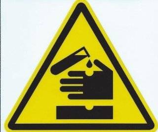  D 80 34 Acid Corrosive Warning Sign Decal Sticker Business Signs Decals Stickers: Everything Else