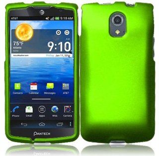 Pantech Discover P9090 ( AT&T ) Phone Case Accessory Light Green Hard Snap On Cover with Free Gift Aplus Pouch Cell Phones & Accessories