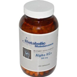 Alpha KG+ 180ct by Metabolic Maintenance Health & Personal Care