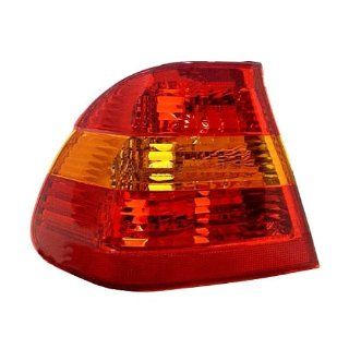 2002 2003 2004 2005 BMW 3 Series 325i 325xi 330i 330xi 4 Door Sedan Taillight Taillamp Rear Brake Tail Light Lamp (Quarter Panel Outer Body Mounted AMBER/RED Lens) Left Driver Side (02 03 04 05): Automotive