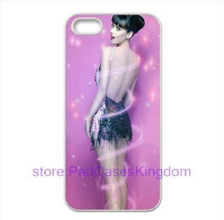 Katy Perry theme iPhone 5 cover Soft/Flexible TPU case designed by padcaseskingdom: Cell Phones & Accessories