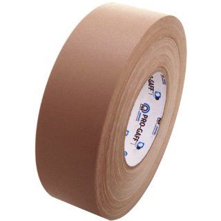 Pro Gaff Gaffers Tape 1 and 2 inch widths, 17 colors available, 2 inch, Tan/Beige : Mounting Tapes : Office Products