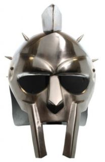 Gladiator Roman Maximus Style Helmet Armor with Spikes: Clothing